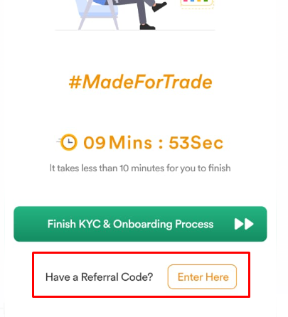 Enter Dhan Referral Code