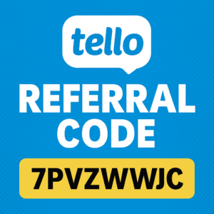 tello referral code