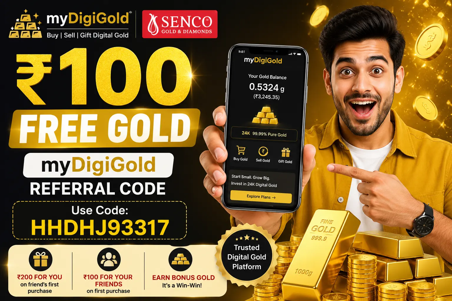 myDigiGold Referral Code